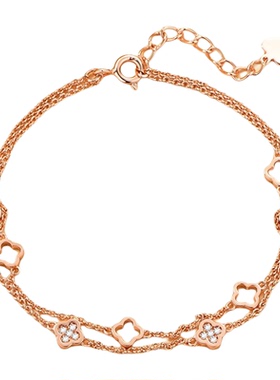 【送礼优选】四叶草手链叠戴饰品