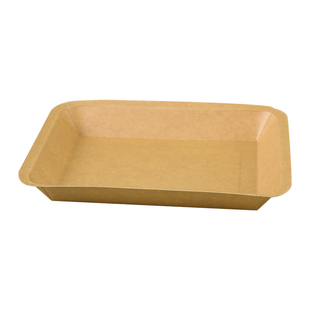 一次性餐盘牛皮纸盘子烧烤盘生日派对碟子托盘餐具食品级家用户外