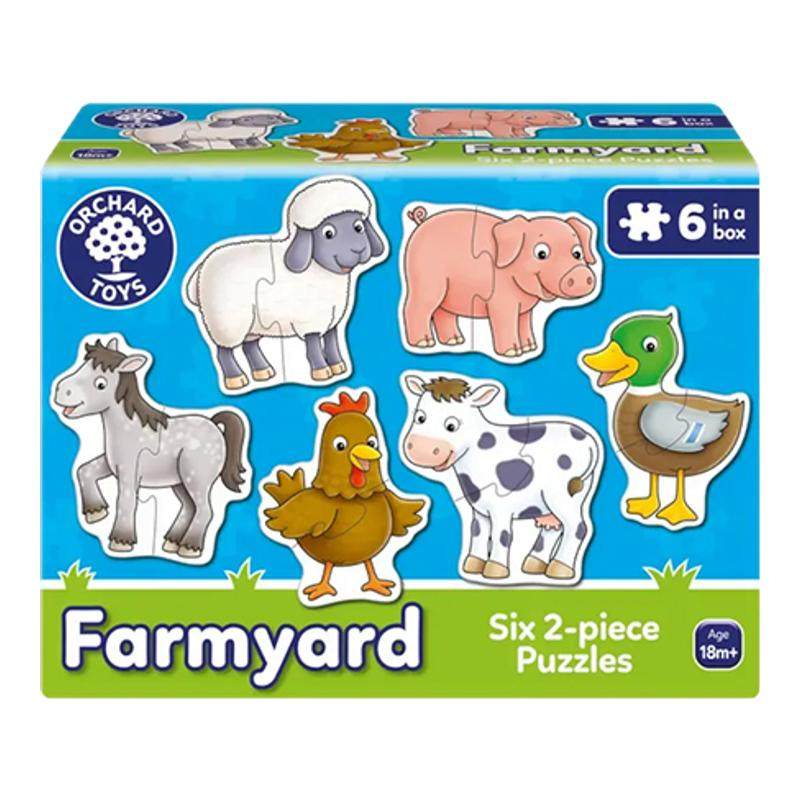 OrchardToys二合一农场动物拼图