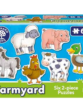 OrchardToys二合一农场动物拼图