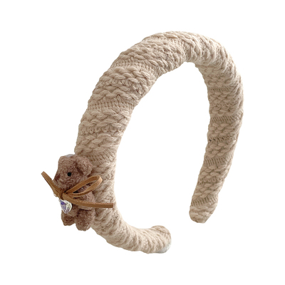 儿童布艺小熊发箍2025新款