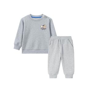 TeenieWeenie Kids小熊童装25新秋季男女宝宝基础款卫衣卫裤套装