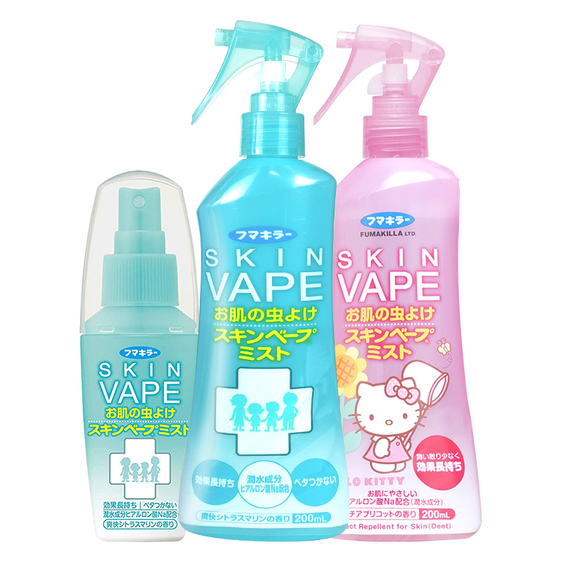 【自营】日本VAPE未来家庭适用户外便携温和喷雾驱蚊水花露水组合