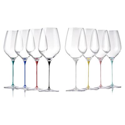 Cheer启尔彩杆水晶红酒杯礼盒