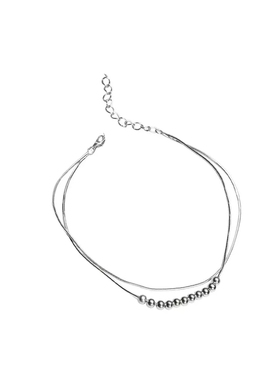 柏林少女双层假两件小圆珠手链女