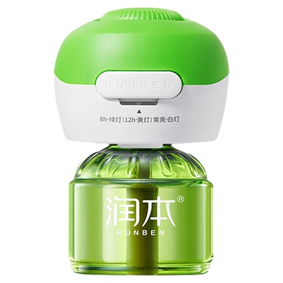 润本无烟无味电热蚊香液全家可用