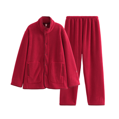 芬腾情侣保暖抗静电家居服套装