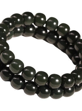 天然和田青玉老型珠手串