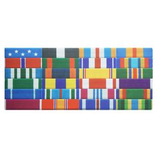 军迷美国陆战队将军常服礼服彩色胸条胸章勋略章资质资历架徽章