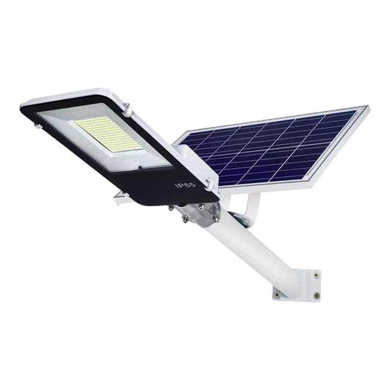 太阳能路灯220V接电两用分体式遥控投光灯防水家用户外庭院照明灯