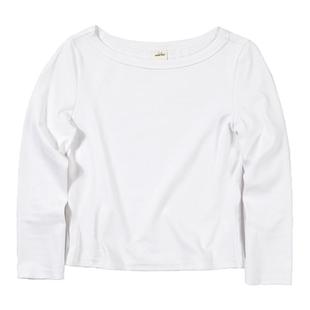 CountryMoment260G精梳棉船领九分袖T恤秋美式复古基础百搭打底衫