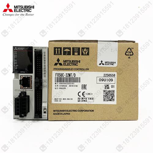 议价Mitsubishi PLC/三菱可编程控制器 FX5UC-32MT/D 带4轴 以太
