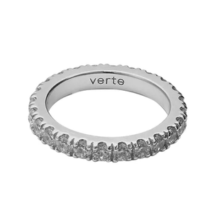 韩国代购ins小众品牌verte镶嵌戒指925银指环小红书博主angkm推荐