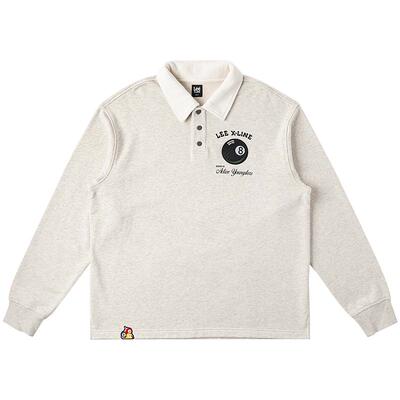 Lee燕麦灰男女同款卫衣