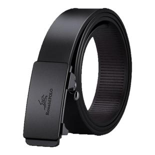 正品保罗2025新款皮带男款自动扣纯牛皮真皮商务腰带简约时尚裤带