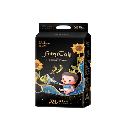 童冠军大吸量定点下渗透气拉拉裤