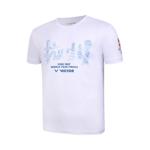 威克多VICTOR胜利T-WT2501羽毛球服男女短袖T恤世界巡回赛透气