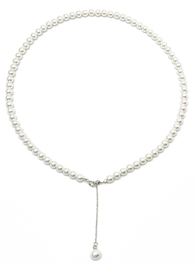 赵丽颖同款925银澳白色珍珠项链