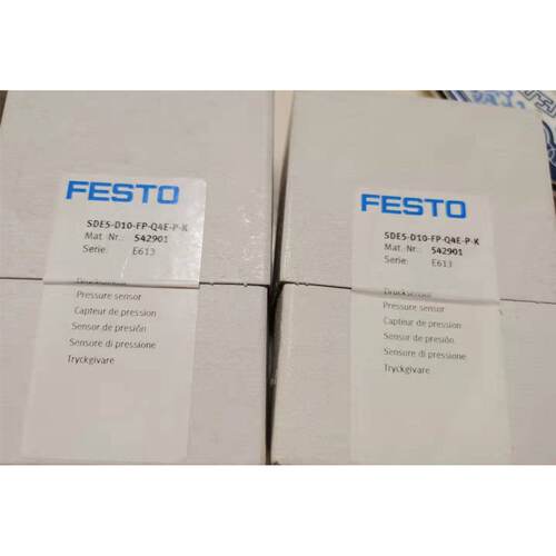 议价费斯托FESTO 压力开关 SDE5-D10-FP-Q4E-P-K 542901 原装正品