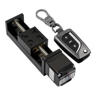 翼宣运控28微小型模组直线步进电机精密导轨十字T型丝杆电动滑台