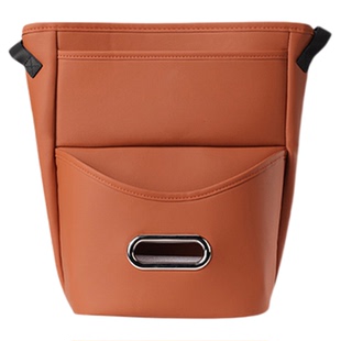 汽车座椅中控收纳袋车载储物袋网兜车内中间多功能隔离挂袋纸巾盒