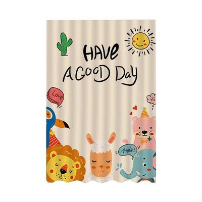 梳妆台镜子遮挡帘免打孔家用化妆镜帘防尘帘盖布卫生间浴室柜帘子