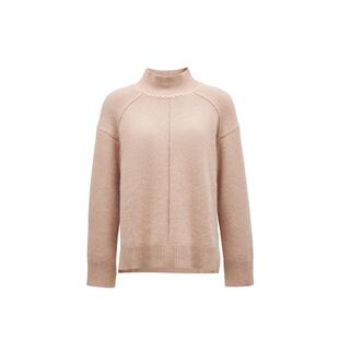 绫致ONLY2024冬季新款含绵羊毛半高领打底衫毛衣针织衫女时尚