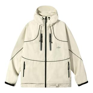 PSO Brand男装女装【三防】反光连帽冲锋衣户外徒步登山夹克外套