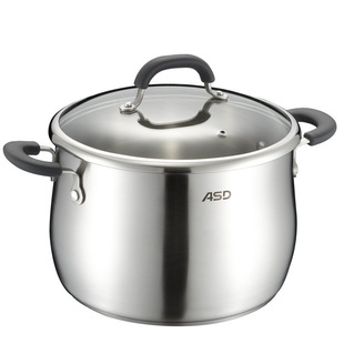 爱仕达黛丽舍 20/22/24cm不锈钢复底汤锅加厚加高双耳锅 GL1720B