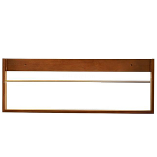 实木书报架墙上置物架悬挂式客厅厨房浴室办公室墙壁报刊杂志架子