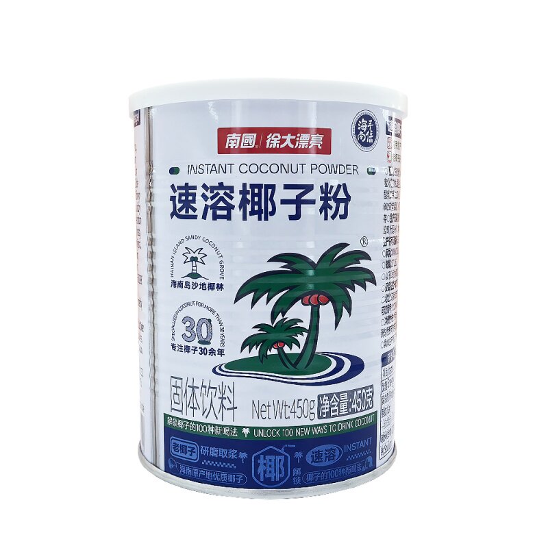南国速溶椰子粉450g海南特产