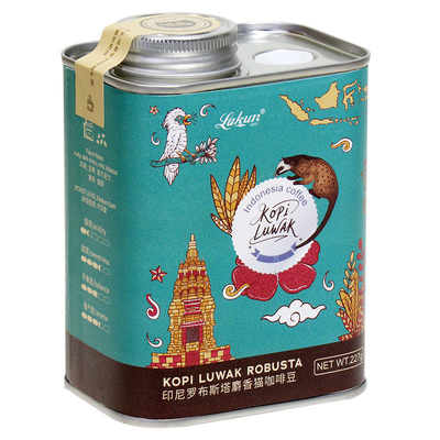 拉昆猫屎咖啡豆意式中深烘焙