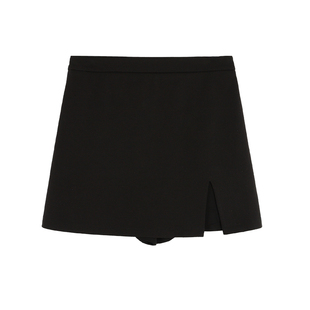 NEVA HU黑色半身裙裤裙女高腰显瘦短裙a字包臀裙气质百搭裙子