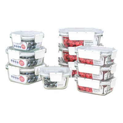 乐扣玻璃保鲜盒限定版10件套装