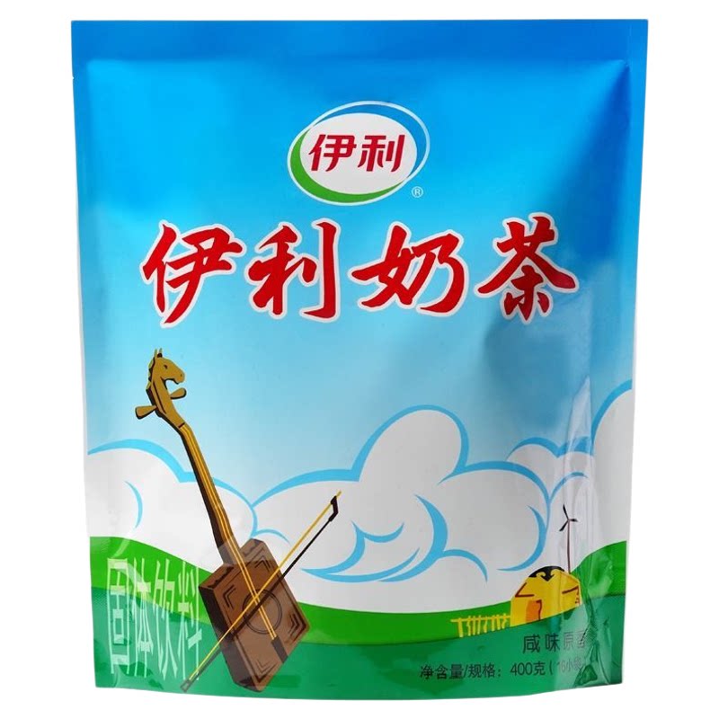 伊利奶茶经典原味400克日期新鲜品质保障正宗蒙古奶茶粉内蒙特产