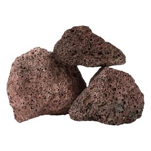 鱼缸过滤材料天然火山石红黑大小火山岩定值装饰造景底滤净化水质
