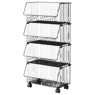 菜篮子置物架落地多层蔬菜水果玩具家用转角台面储物架厨房收纳架