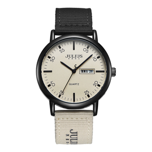 聚利时只能看时间手表女款学生考试专用高颜值新款小众日历表1563