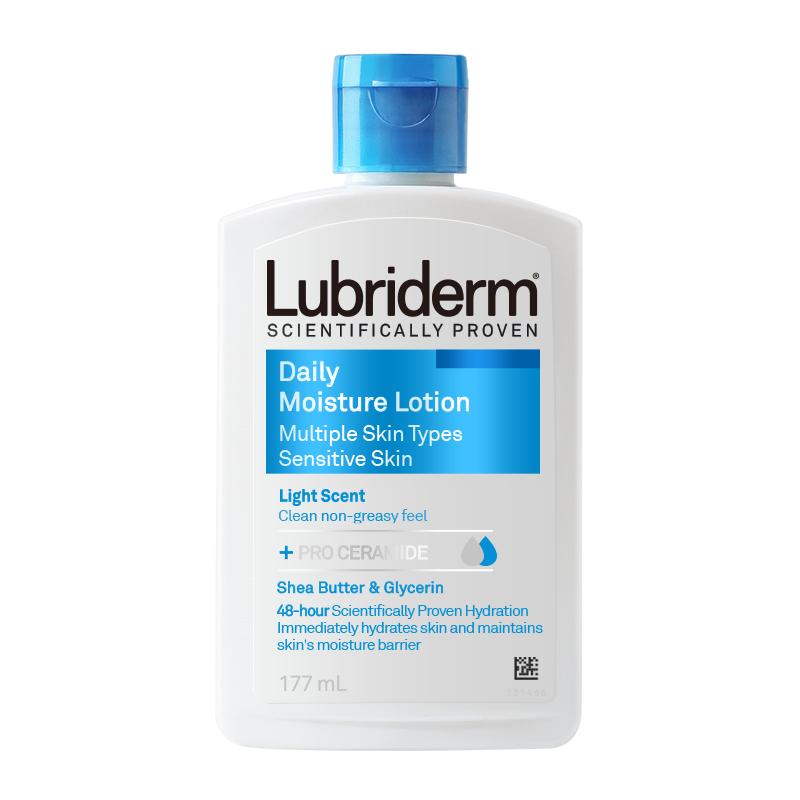 Lubriderm露比黎登身体乳保湿滋润全身可用温和润肤乳便携大蓝瓶
