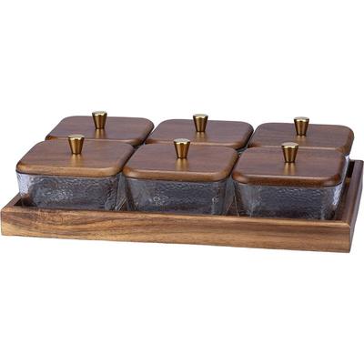 摩登主妇木质果盘干果盘糖果盒