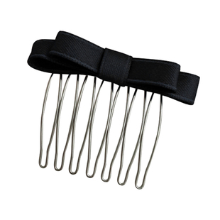 蝴蝶结倒插梳女2025新款高端碎发整理神器蓬松刘海发梳公主头发卡