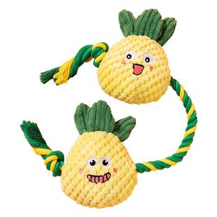 狗狗玩具拔河发声自嗨解闷神器小狗幼犬耐咬磨牙绳结拉扯消耗体力