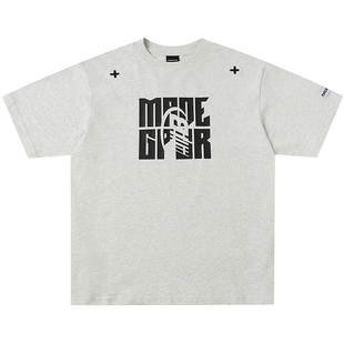 From Mars 意外之外 潮牌字母小众宽松短袖设计感休闲T恤上衣新款