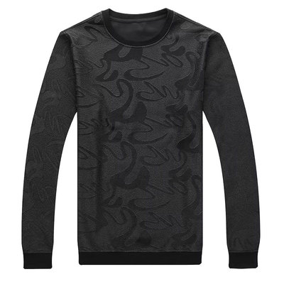 2026春秋季新款男士休闲提花卫衣