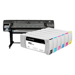 兮夜适用惠普792墨盒HP Letex210/260/280打印机L26100/L26500/L28500彩色喷墨一体机颜料墨水墨盒hp792套装