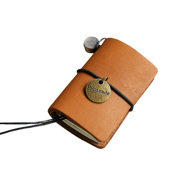 觉物超小迷你TN牛皮笔记本手帐本