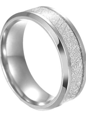 小众轻奢高级情侣钛钢戒指