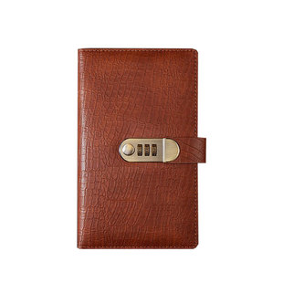 鳄鱼纹存单夹2026新款存钱夹定期存单收纳本带密码锁多功能支票存折存钱专用夹防水票据银行大容量收集存款单