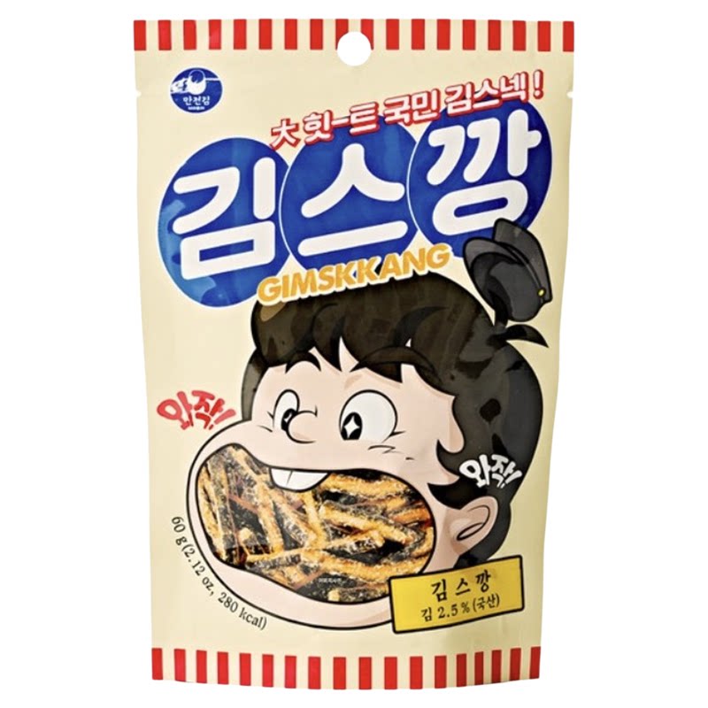 韩国直邮香脆海苔条60g