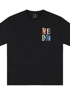 MEDM美式刺绣LOGO宽松短袖T恤